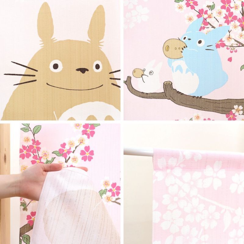 日本 龍貓門簾 85X150cm TOTORO|臥室門簾 客廳門簾 廚房門簾