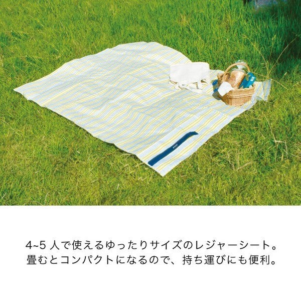 日本 piatto 加大防水野餐墊 75x150cm 4~5人|野餐墊 沙灘墊 可折疊收納