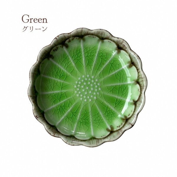日本製 Cosmo花型陶瓷小碗 10cm 美濃燒|小菜碟 陶瓷盤 陶瓷碗