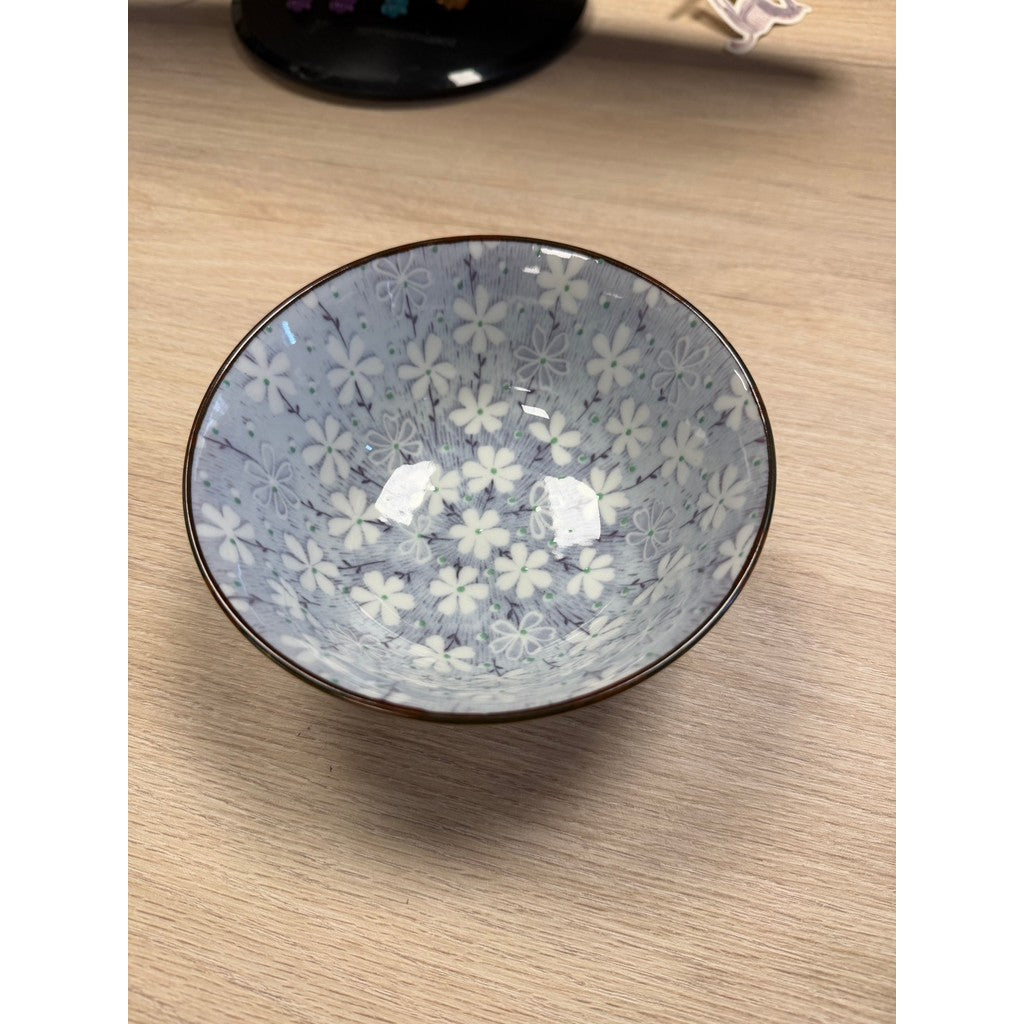 日本製 美濃燒 花多用丼碗 15cm 五色 | 日式飯碗 美耐碗 丼飯碗