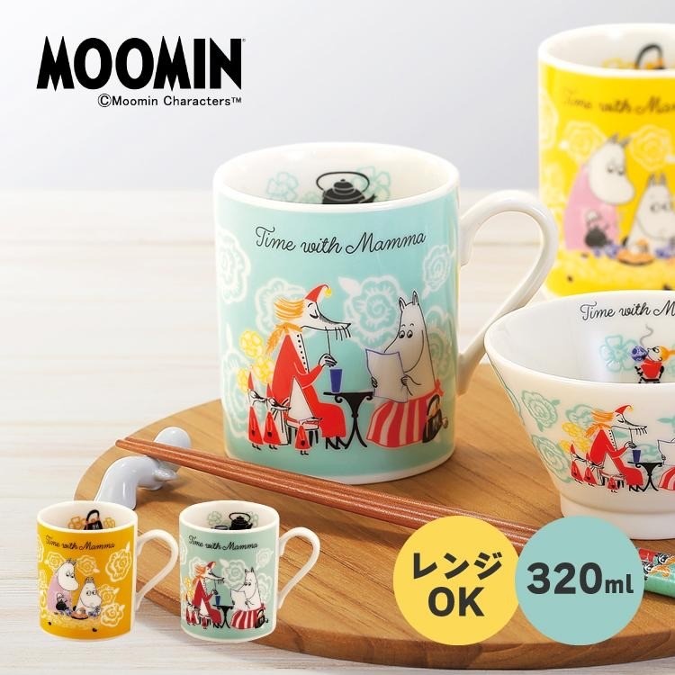 日本製 MOOMIN 嚕嚕米可微波馬克杯 320ml|陶瓷咖啡杯 水杯 牛奶杯 兒童杯