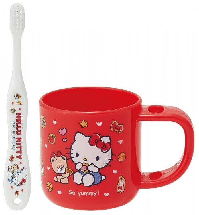 SKATER 兒童牙刷漱口杯|神奇寶貝、Hello Kitty - 富士通販