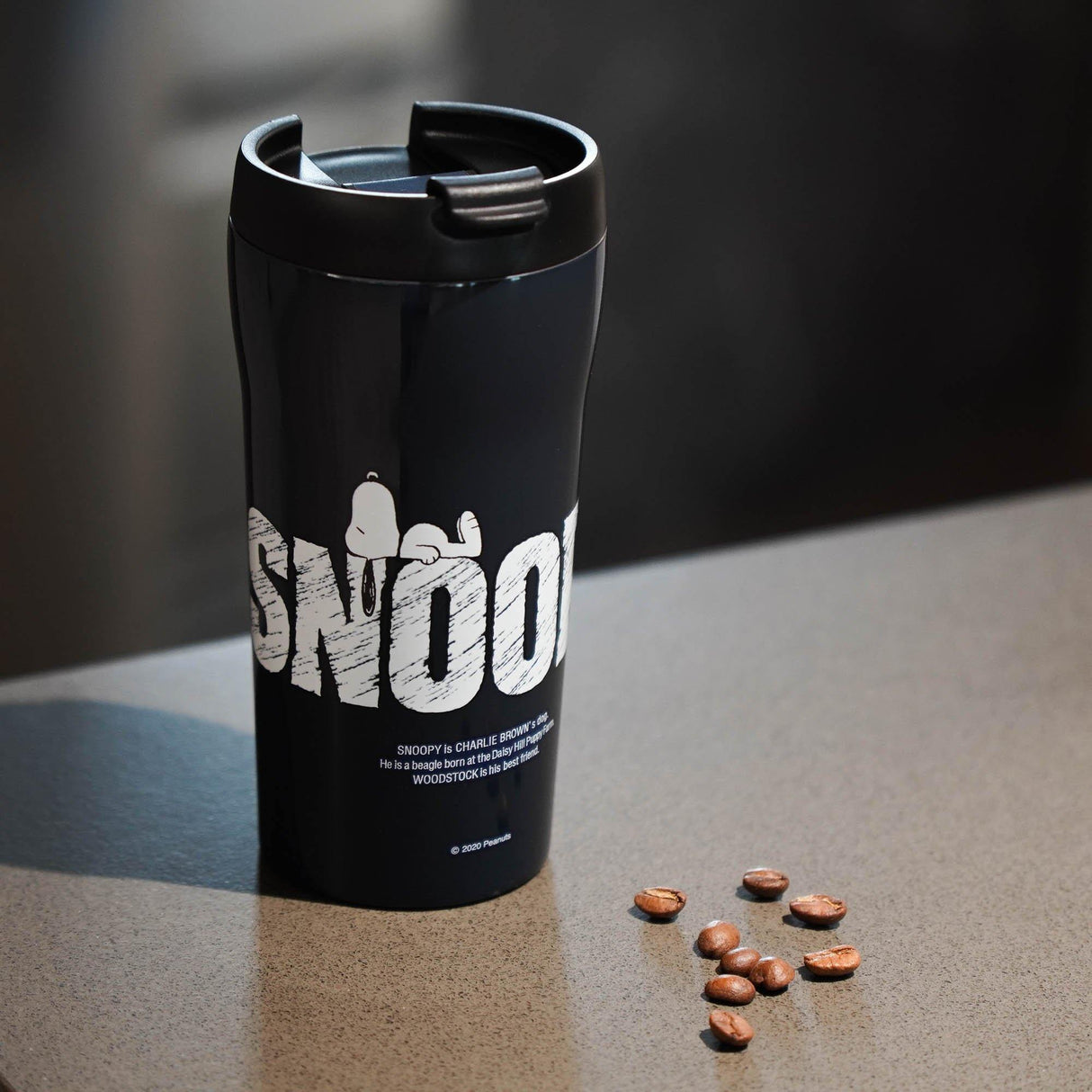 SNOOPY 不銹鋼咖啡杯|史努比水瓶,360ml - 富士通販
