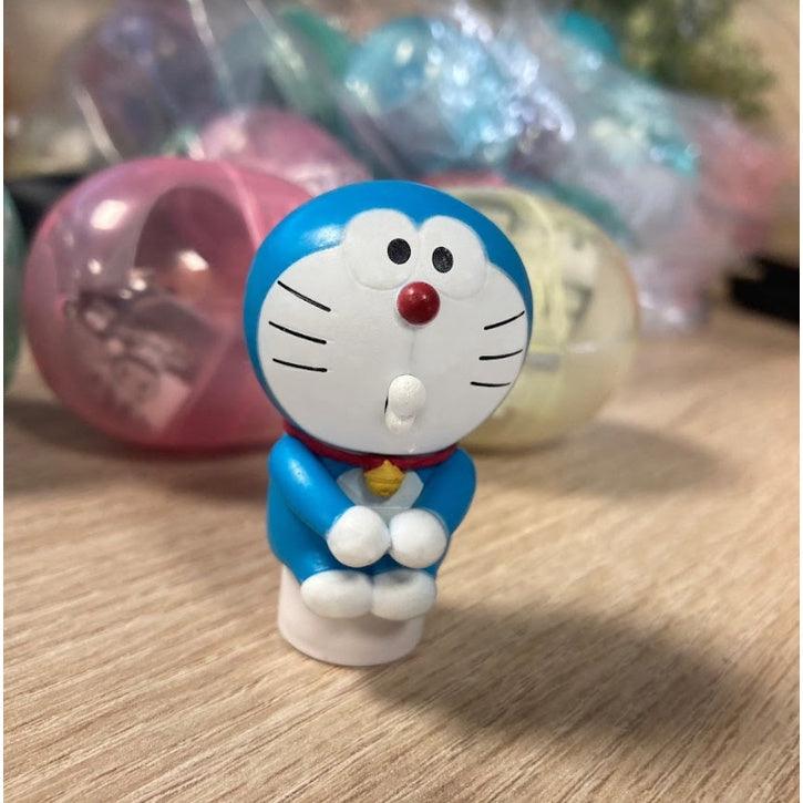 日本T-ARTS扭蛋|全5款,小叮噹坐著公仔系列 - 哆啦a夢、靜香、大雄、哆啦美 - 富士通販