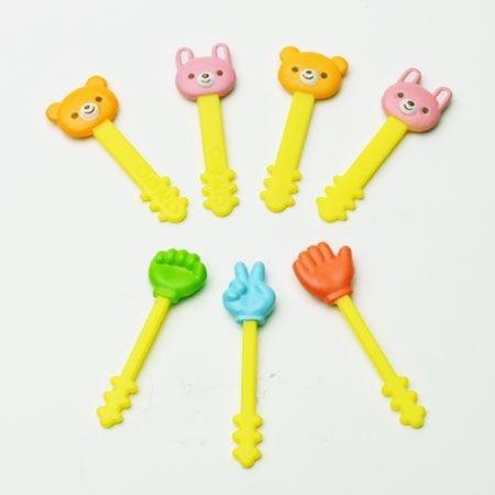 TORUNE造型食物叉 水果叉│m'sa 動物 剪刀 石頭 布 - 富士通販