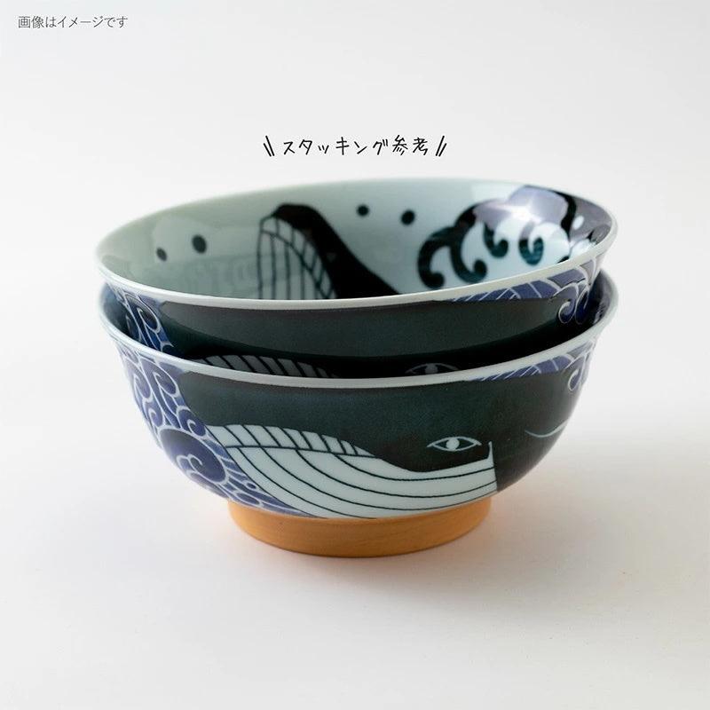 美濃燒 鯨魚 陶瓷餐盤∣丼飯碗 深盤 拉麵碗 小碟 飯碗 日式餐具