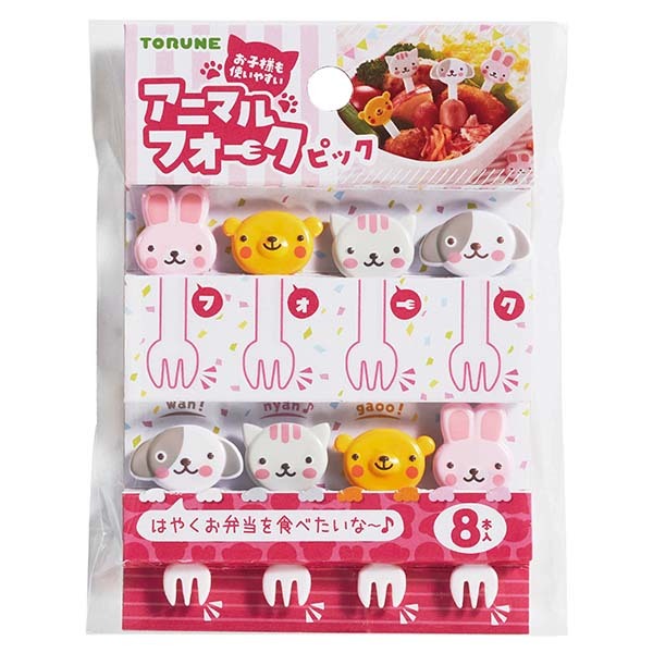 日本進口 可愛造型食物叉 食物裝飾 壽司炸蝦 角落生物