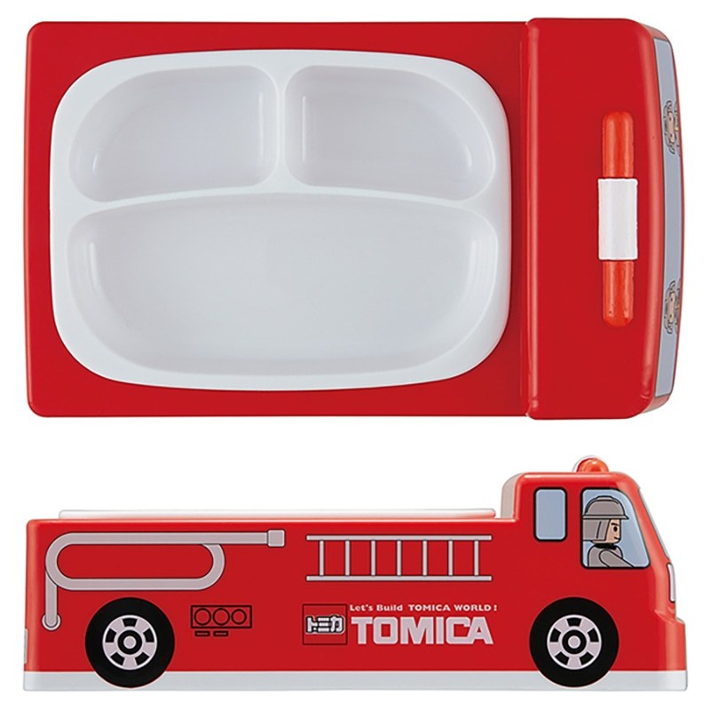 SKATER 汽車午餐盤∣Tomica 消防車 警車 新幹線 兒童餐盤