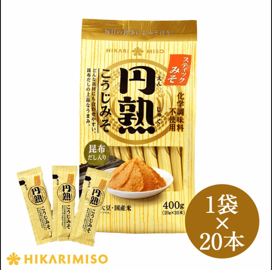 日本長野縣円熟味噌湯調理包 不沾手設計 一袋20條|即期品出清 效期2022/05 - 富士通販