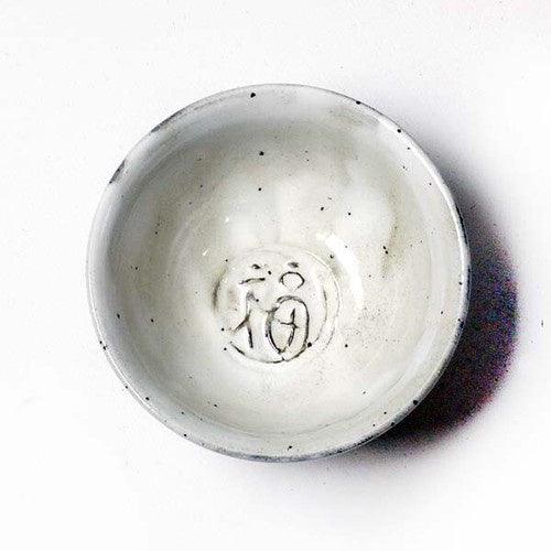 日本製 六魯福字飯碗|陶瓷碗 粉引 陶瓷餐具 - 富士通販