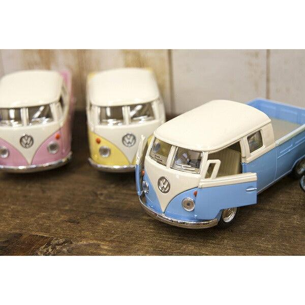 日本 1963 VW 福斯迴力車| 1/34 雙廂貨卡合金車模型 - 富士通販