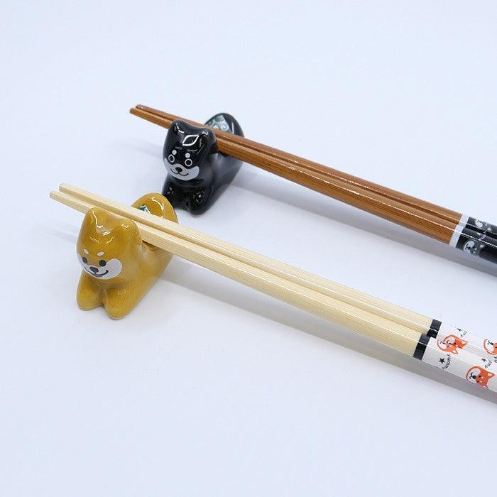 日本製 柴犬 木質長筷 料理筷|33cm - 富士通販