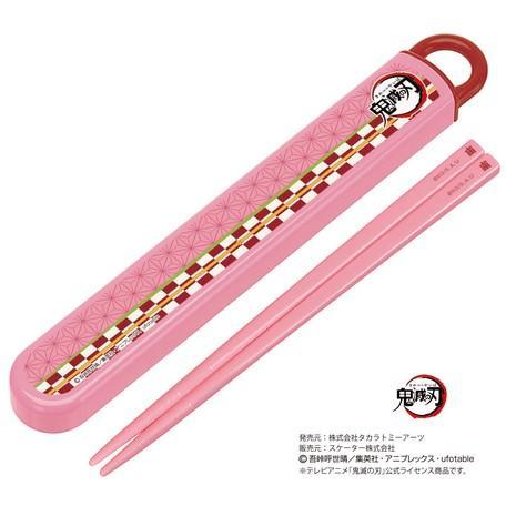 日本製鬼滅之刃兒童餐具|禰豆子筷子組、炭治郎餐具組 - 富士通販