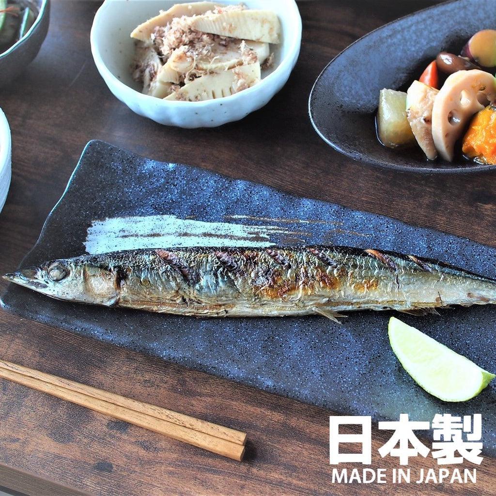 日本製美濃燒陶瓷長盤/魚盤/壽司盤|質感餐具 - 富士通販