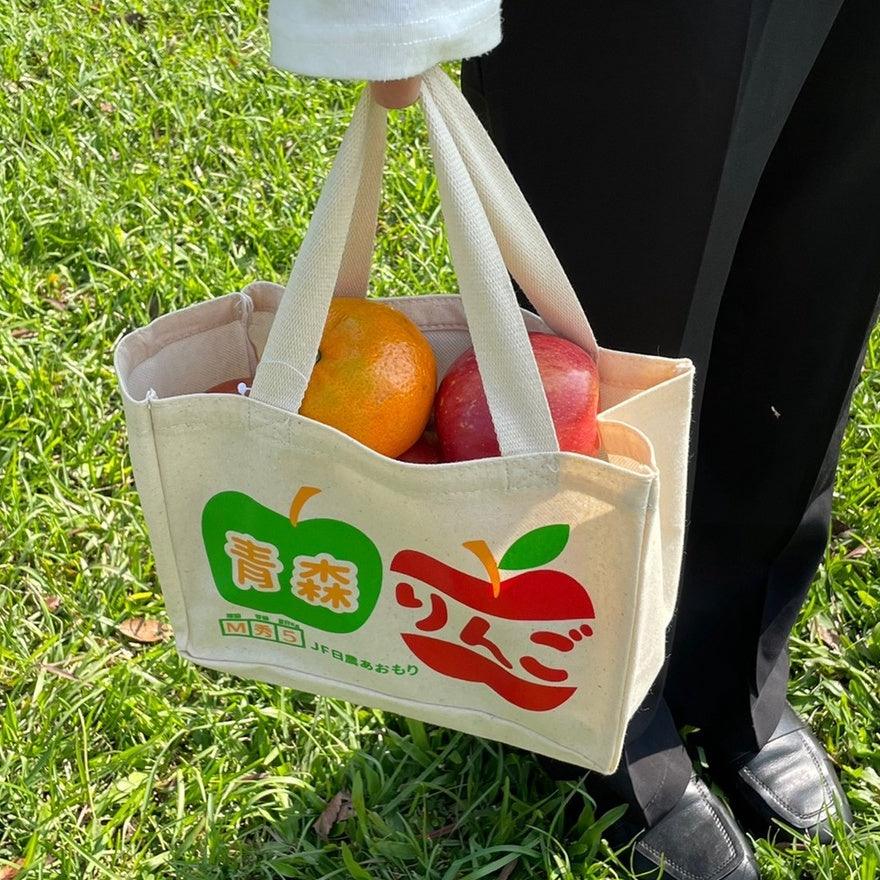手提袋 購物袋 便當袋 水果袋 環保袋 袋子|橘子 蘋果 桃子 草莓 青森蘋果 - 富士通販