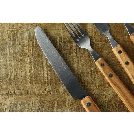 日本製 燕三條 西式餐具|不鏽鋼 木柄 - 富士通販