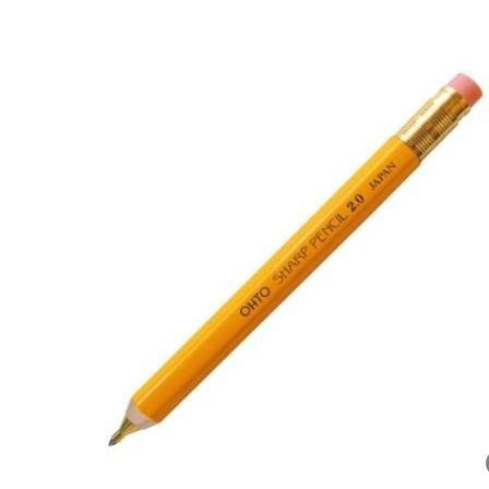 日本製 OHTO 復古感木質六角自動鉛筆 2.0mm|APS-680E 素描鉛筆 - 富士通販