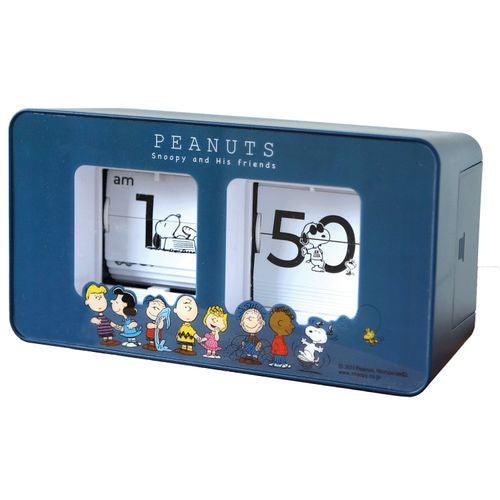 日本 Snoopy 史努比 翻頁時鐘|數字時鐘 電子時鐘 時鐘 - 富士通販