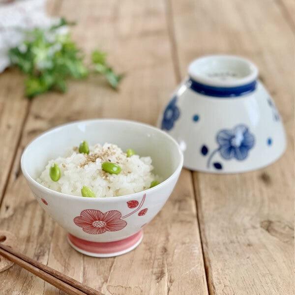 日本製 有田燒 手繪風 夫妻碗|餐碗 茶碗 飯碗 - 富士通販