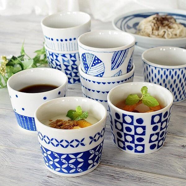 日本製 美濃燒 陶瓷豬口杯|茶碗蒸杯 蕎麥麵杯 布丁杯 茶杯 - 富士通販