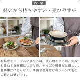 日本製 美濃燒 Rinka 素色陶瓷餐盤 19.4cm 四色 | 輕量盤 料理盛盤 沙拉盤 甜點盤 圓盤