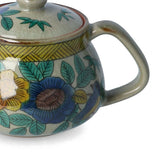 日本製 九谷燒 美山窯 冰裂紋花鳥茶壺 360cc | 手繪花鳥 泡茶壺 花茶壺 陶瓷茶壺 禪風茶器