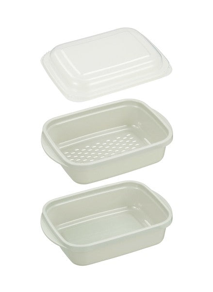 日本製 CB Japan 抗菌三合一健康蒸煮器 | 溫野菜 微波保鮮盒 微波爐專用容器