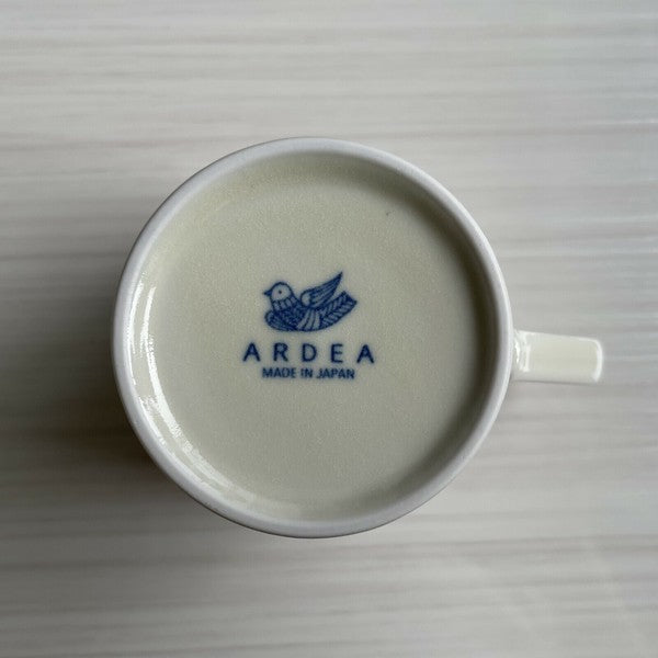 日本製 ARDEA 美濃燒 輕量馬克杯 | 北歐風 花與鳥 咖啡杯 水杯