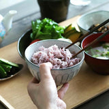 日本製 見谷陶器 粉引刻紋飯碗 兩色 | 小碗 飯碗 陶瓷碗 日本碗 夫妻碗 owl飯碗