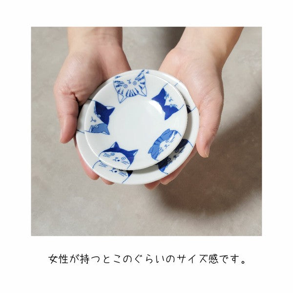 日本製 美濃燒 SHICHITA 貓咪餐盤10/12公分 | 陶瓷盤  餐盤 水果盤 貓咪盤