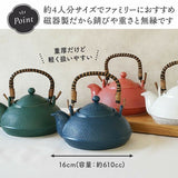 日本 南部鐵器 土瓶茶具 | 附濾網 四色 土瓶蒸 煎茶壺 煎茶碗