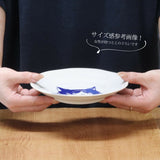 日本製 美濃燒 Shichita 陶瓷貓咪圓盤 16cm | 點心盤 水果盤 沙拉盤 甜點盤