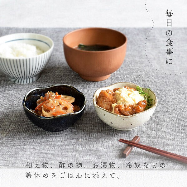 日本製 美濃燒 陶瓷梅形3.0小鉢 | 優格碗 前菜碗 沙拉碗 小碗 小餐碗 小碟子 醬料碟 多用途小鉢