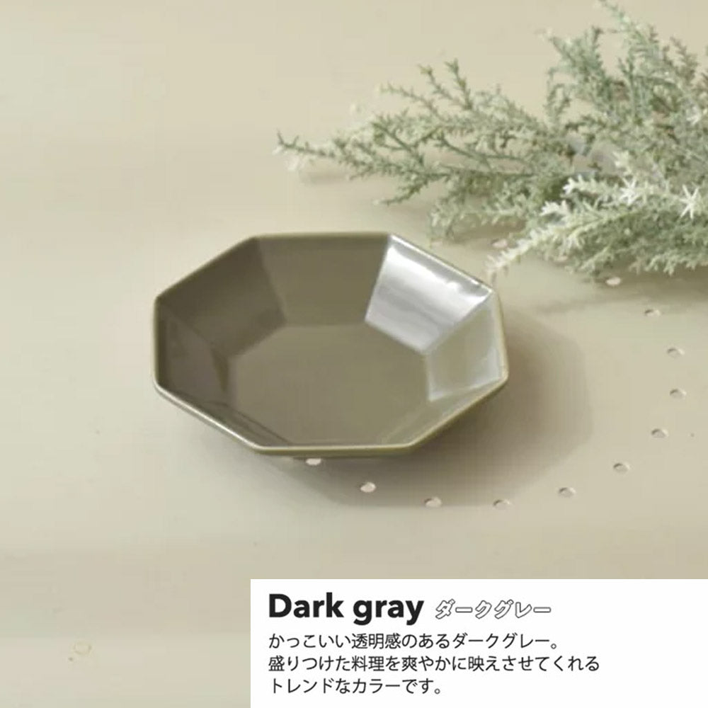 日本製 Arde 輕量 陶瓷小碟 豆皿│八角造型 多款色