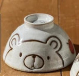 日本製 美濃燒貓咪茶碗｜造型碗 日式陶瓷碗 - 富士通販