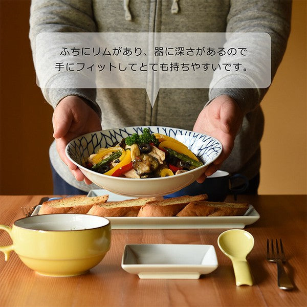 日本製  natural69 波佐見燒 CurryPasta 橢圓深盤 | 多功能餐盤 咖哩盤