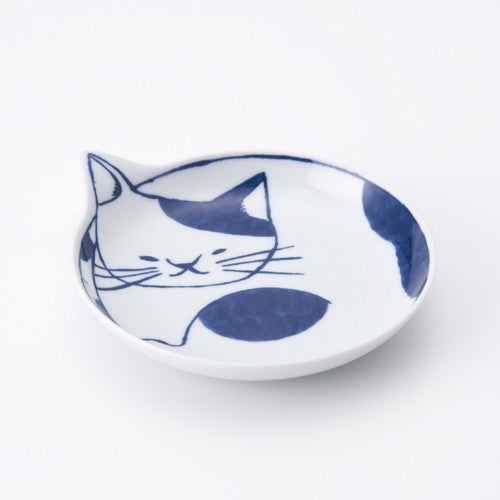 日本製 波佐見燒 Neco 貓咪造型圓盤 | 陶瓷盤 餐盤 小菜碟