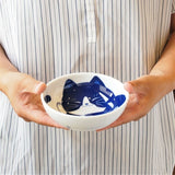 日本製 美濃燒貓咪輕量12cm小碗 | 4吋碗 輕量碗 日式碗 飯碗 小碗