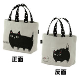 KURO 貓咪手提袋│午餐袋 便當袋 補習袋 托特包