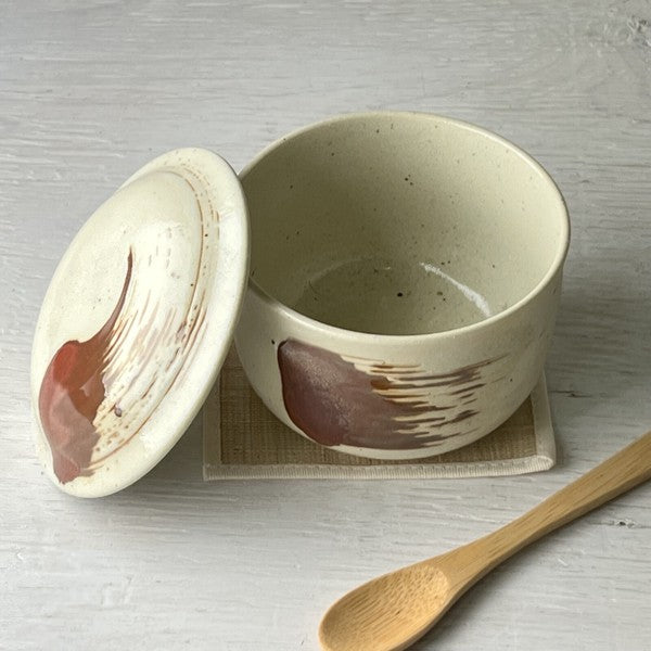 日本製 250ml 陶瓷茶碗蒸杯附蓋｜日系質感蒸碗 和食器 居家餐桌 日常料理