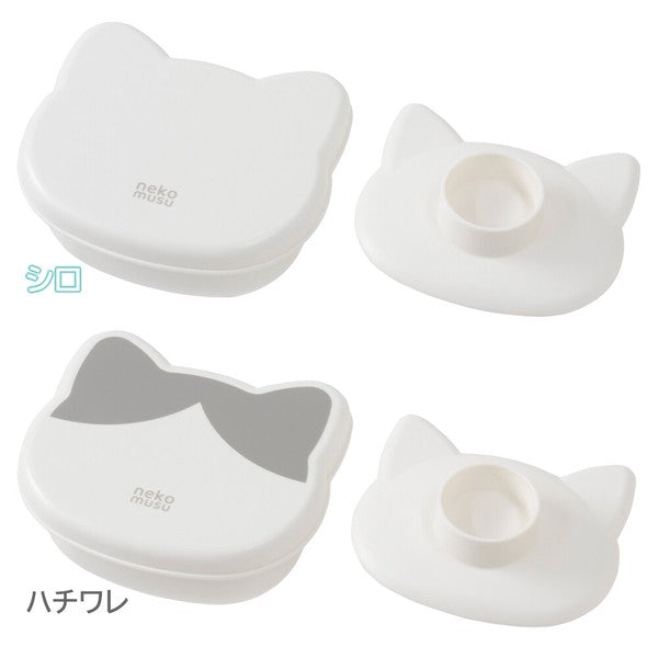 日本製 貓咪造型飯糰模具盒｜日常便當 居家廚房 抗菌飯糰盒 遠足野餐的好朋友