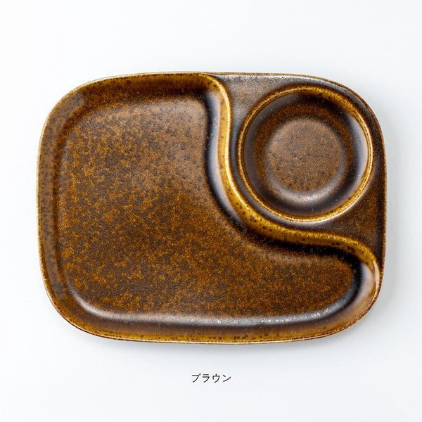 日本製 NEST 早餐分隔盤｜日系質感餐盤 輕食盤 居家餐桌 分格盤