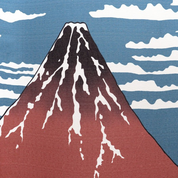 日式和風居家玄關隔簾 85×150cm 和風門簾 葛飾北斎 富士山｜富士山門簾 門簾兩片式 廚房門簾