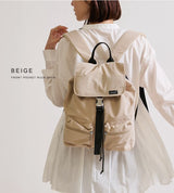 日本 LIZDAYS 多功能尼龍後背包｜430g超輕量 A4可放 防潑水 媽媽包 旅行背包