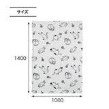 日本 Mysa可愛貓咪插畫保暖蓋毯｜柔軟材質 100×140cm｜法蘭絨毯 毯子 小毛毯 車用毯 空調毯