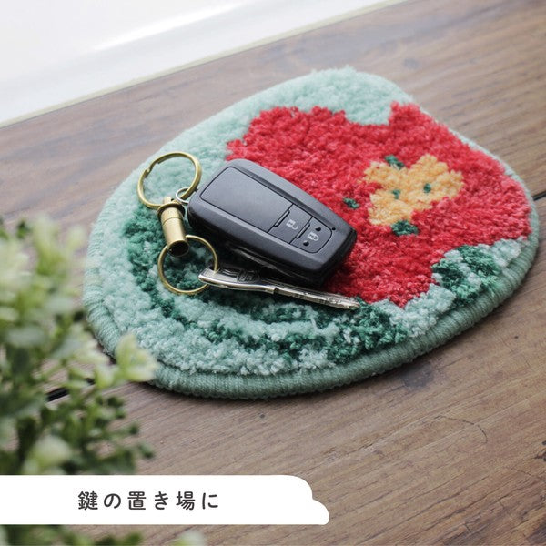 日本 nook 蓬鬆造型迷你置物墊｜飾品置物墊 桌面收納墊 玄關鑰匙墊 桌墊