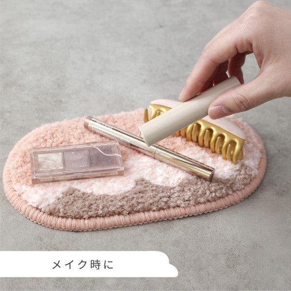 日本 nook 蓬鬆造型迷你置物墊｜飾品置物墊 桌面收納墊 玄關鑰匙墊 桌墊