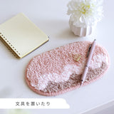 日本 nook 蓬鬆造型迷你置物墊｜飾品置物墊 桌面收納墊 玄關鑰匙墊 桌墊