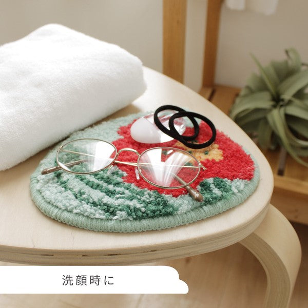日本 nook 蓬鬆造型迷你置物墊｜飾品置物墊 桌面收納墊 玄關鑰匙墊 桌墊