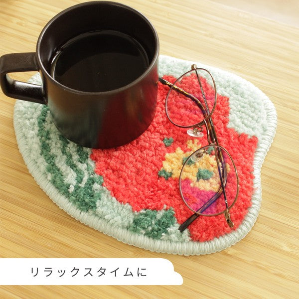 日本 nook 蓬鬆造型迷你置物墊｜飾品置物墊 桌面收納墊 玄關鑰匙墊 桌墊